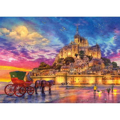 Gibsons G6408 - Mont Saint-Michel - 1000 db-os puzzle