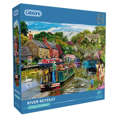 Gibsons G6443 - River Retreat - 1000 db-os puzzle