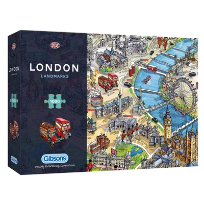 Gibsons G7066 - London Landmarks - 1000 db-os puzzle