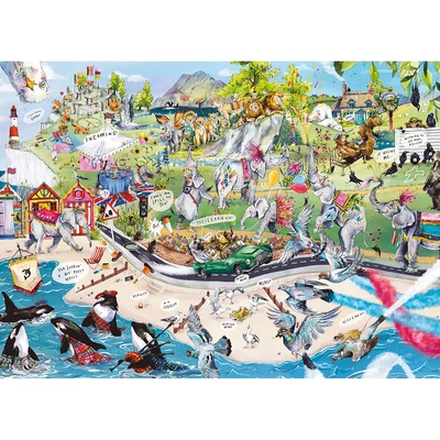 Gibsons G7138 - Herd of Hilarity - 1000 db-os puzzle