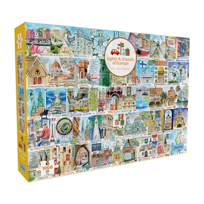 Gibsons G7146 - Sights &amp; Sounds of Europe - 1000 db-os puzzle