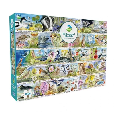 Gibsons 7151 - RSPB - Birdsong &amp;amp; Bluebells - 1000 db-os puzzle