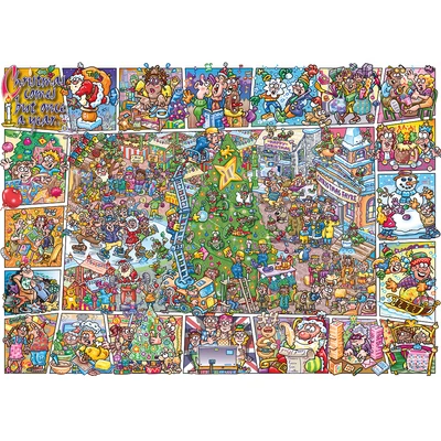 Gibsons G7166 - Jokesaws - Crackers for Christmas - 1000 db-os puzzle