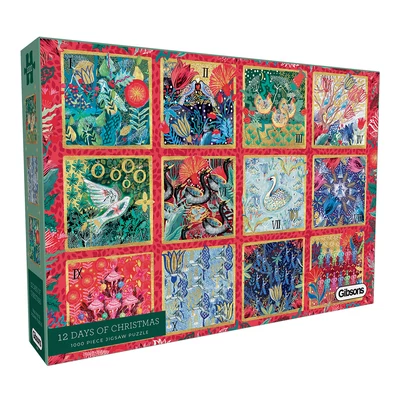 Gibsons G7601 - 12 Days of Christmas - 1000 db-os puzzle