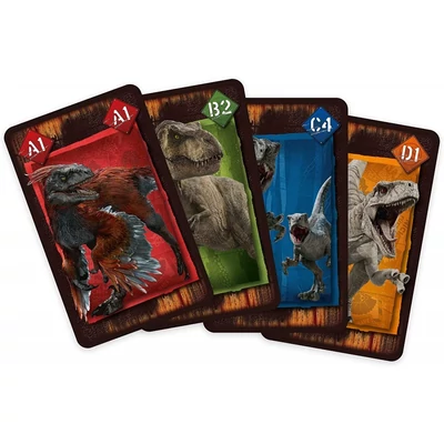 Cartamundi - Jurassic World 4 az 1-ben kártyajáték (861048)