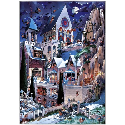 Heye 26127 - Triangular puzzle - A horror vára, Loup - 2000 db-os puzzle