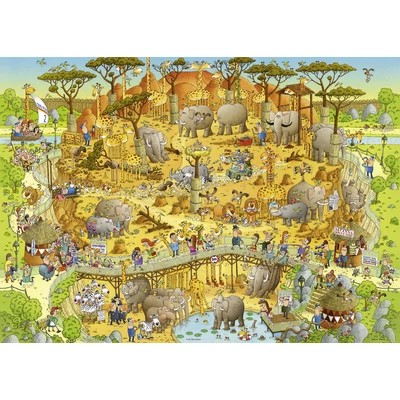 Heye 29639 - Afrikai élőhely - 1000 db-os puzzle