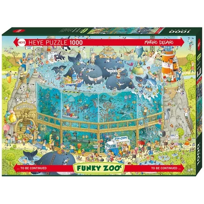 Heye 29777 - Funky Zoo - Ocean Habitat, Degano - 1000 db-os puzzle