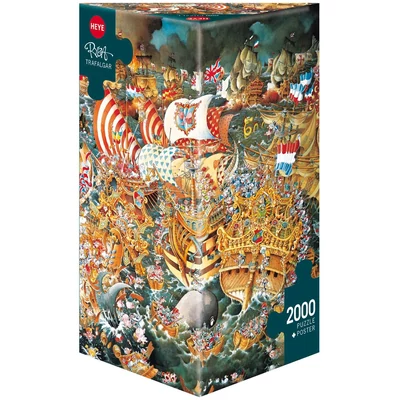 Heye 29795 - Triangular puzzle - Trafalgar, Ryba - 2000 db-os puzzle