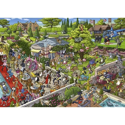Heye 29838 - Triangular puzzle - Party Cats, Tanck - 1000 db-os puzzle