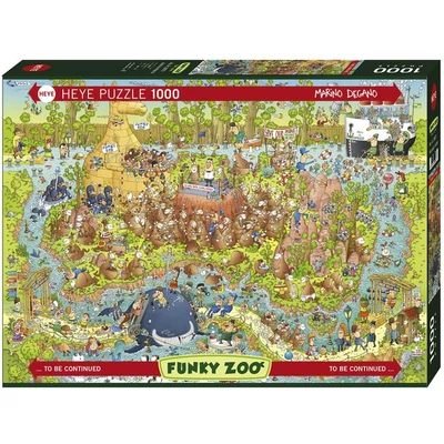 Heye 29870 - Funky Zoo - Australian Habitat, Degano - 1000 db-os puzzle