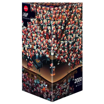 Heye 08660 - Triangular puzzle - Orchestra, Loup - 2000 db-os puzzle