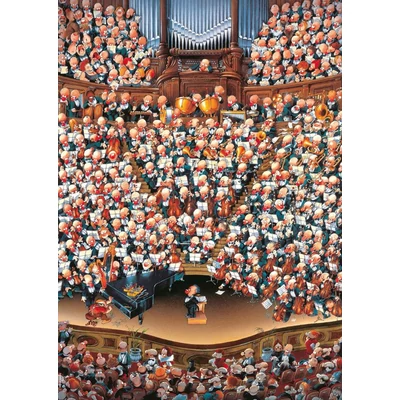 Heye 08660 - Triangular puzzle - Orchestra, Loup - 2000 db-os puzzle