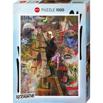 Heye 30054 - Rebrush! - The Bookworm - 1000 db-os puzzle