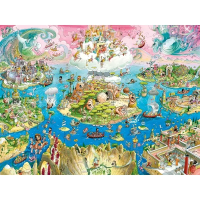 Heye 30087 - Triangular puzzle - Odyssey - 1500 db-os puzzle