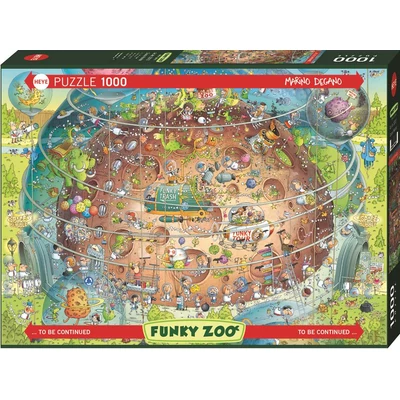 Heye 30013 - Funky Zoo - Cosmic Habitat, Degano - 1000 db-os puzzle