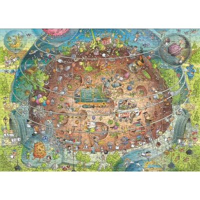 Heye 30013 - Funky Zoo - Cosmic Habitat, Degano - 1000 db-os puzzle