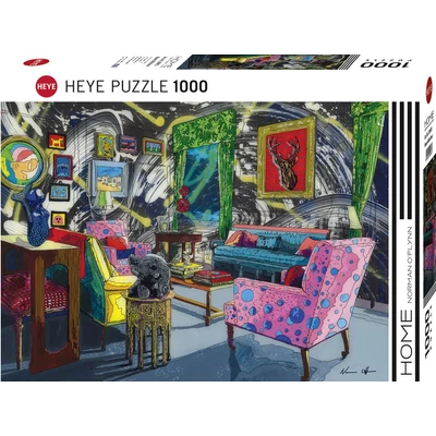 Heye 29973 - Home - Room With Deer, O&#039;Flynn - 1000 db-os puzzle