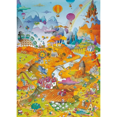 Heye 1000 db-os puzzle - Idyll by the field (29986)