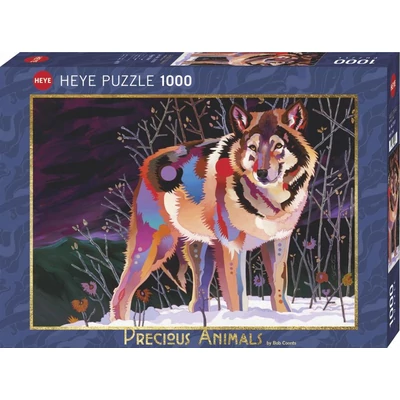 Heye 29939 - Precious Animals - Night Wolf, Coonts - 1000 db-os puzzle