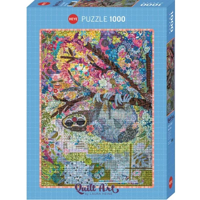 Heye 30027 - Quilt Art - Sewn Sloth - 1000 db-os puzzle