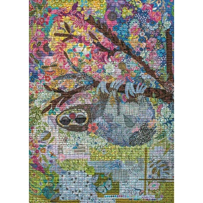Heye 30027 - Quilt Art - Sewn Sloth - 1000 db-os puzzle