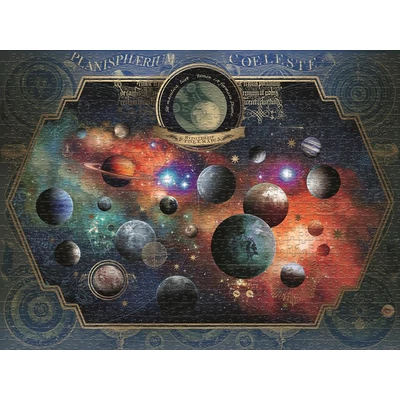Heye 30001 - Map Art - Space World, Sanchez - 1500 db-os puzzle