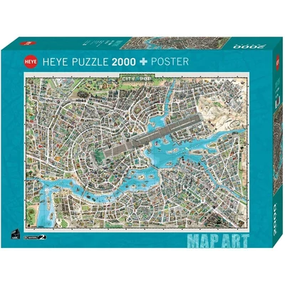 Heye 29844 - City of Pop - 2000 db-os puzzle