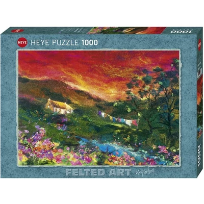 Heye 29916 - Felted Art - Washing Line - 1000 db-os puzzle