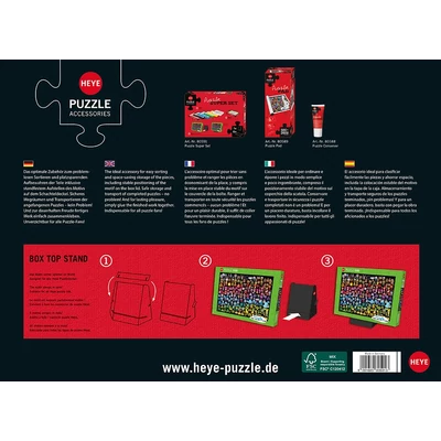 Heye 80591 - Super Set - Puzzle rendszerező állvánnyal 