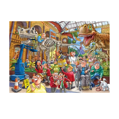 Jumbo 00014 - Wasgij Mystery 24 Blight at the museum - 1000 db-os puzzle