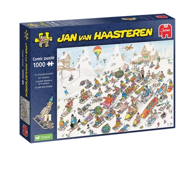 Jumbo 1000 db-os puzzle - Its all going downhill (00025)