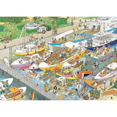 Jumbo 19067 - Jan Van Haasteren - Nagyzsilip - 1000 db-os puzzle