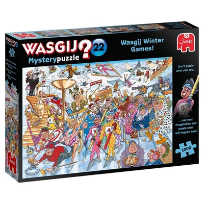 Jumbo 25012 - Wasgij Mystery - Téli olimpia - 1000 db-os puzzle