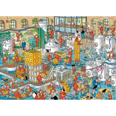 Jumbo 20065 - Jan Van Haasteren - Gyár - 1000 db-os puzzle