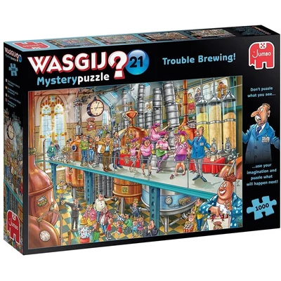 Jumbo 25006 - Wasgij Mystery - Gyárlátogatás - 1000 db-os puzzle