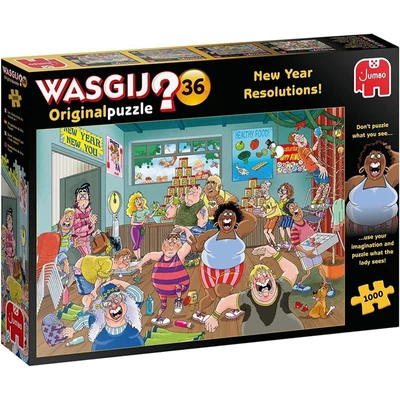 Jumbo 25000 - Wasgij Original - Újévi fogadalmak - 1000 db-os puzzle