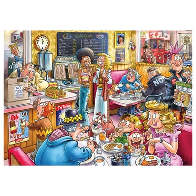 Jumbo 00332 - Wasgij Kávézó - 1000 db-os puzzle