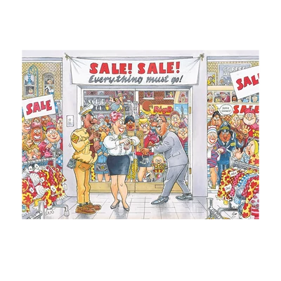 Jumbo 00018 - Wasgij Akció - 1000 db-os puzzle