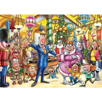 Jumbo 00510 - 2 Puzzles - Wasgij Christmas 21 - A Very Merry Makeover! - 2 x 1000 db-os puzzle