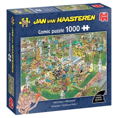Jumbo 00530 - Jan van Haasteren - Barbecue Party ! - 1000 db-os puzzle