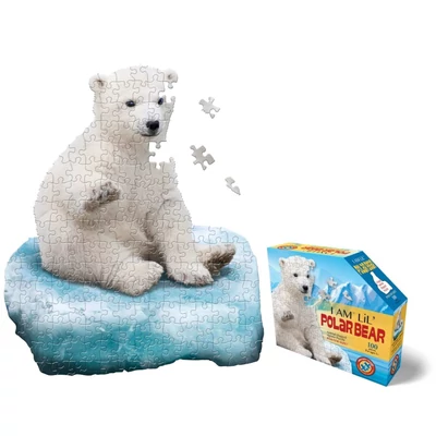 WOW 4010 - Jegesmedve - 100 db-os Sziluett Junior puzzle