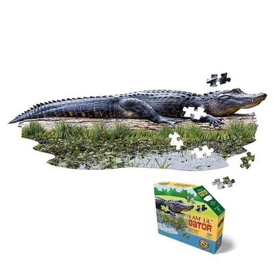 WOW 4021 - Aligátor - 100 db-os Sziluett Junior puzzle