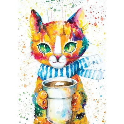 Magnolia 3505 - Colorful Cat - 1000 db-os puzzle