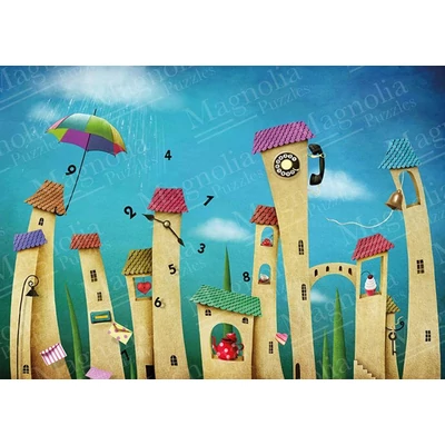 Magnolia 2302 - Dancing Town - 1000 db-os puzzle