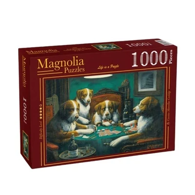 Magnolia 2325 - Dogs Playing Poker - 1000 db-os puzzle