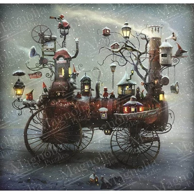 Magnolia 4602 - Big Snowy - Alexander Jansson Special Edition - 1023 db-os Square puzzle