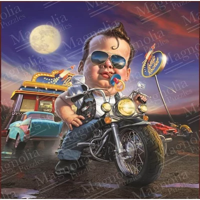 Magnolia 3401 - Bottle Rocket Diner - Mark Fredrickson Special Edition - 1023 db-os Square puzzle