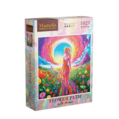 Magnolia 8613 - Flower Path - Elif Hürdogan Special Edition - 1023 db-os Square puzzle