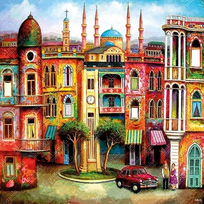 Magnolia 9502 - Tbilisi Square - David Martiashvili Special Edition - 1023 db-os Square puzzle
